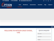 Tablet Screenshot of optiongmatdubai.com